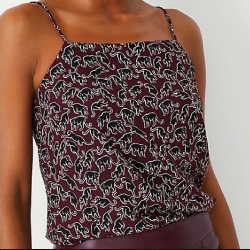 NWT Ann Taylor Squareneck Cat Cami